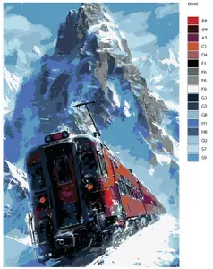 Brushes-Paints Картина по номерам "Поезд" S-646 50x70