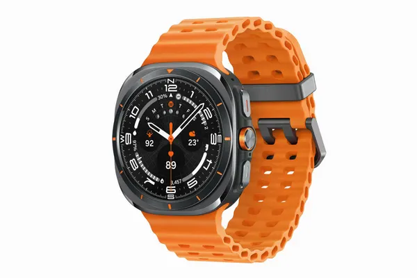 Умные часы Samsung Galaxy Watch ULTRA, LTE, SM-705, 47mm, Titanium Grey/Orange (Серый/Оранжевый)