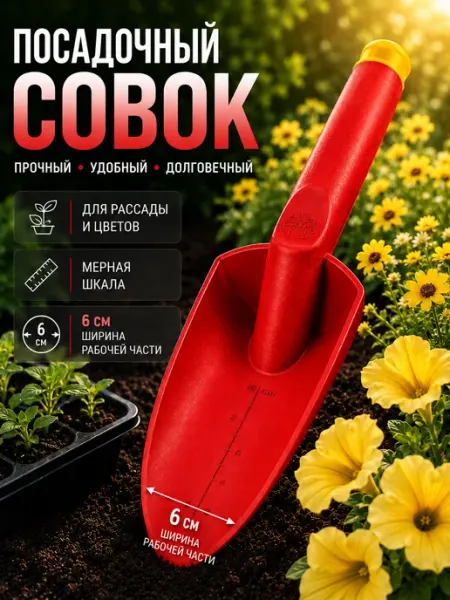 Совок посадочный с мерной шкалой Малый ВИ-9-1ТХ