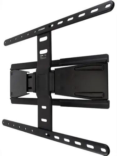 Кронштейн для телевизора Hyundai SL-F1 черный 43"-90" макс.50кг настенный поворотно-выдвижной и наклонный