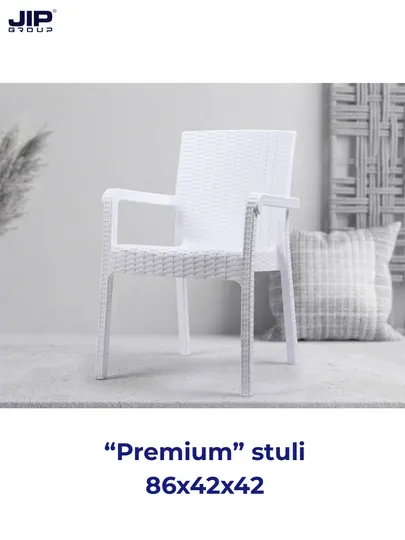 Пластиковый стул «Premium», выдерживает нагрузку до 200 кг