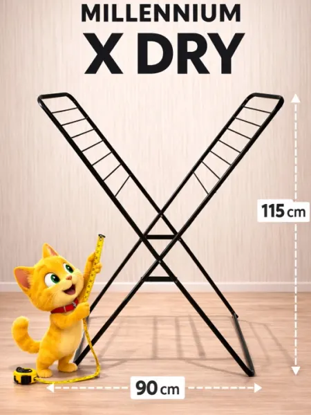 Сушилка для белья, Millennium X-Dry, изготовлен из прочного металла