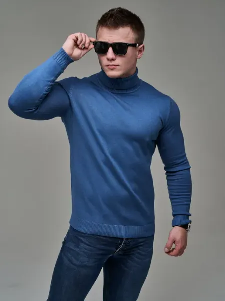 S-Gear Водолазка с горлом теплая голубая