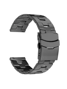 Универсальный титановый ремешок для часов 22 mm Caweon DSG-35-22-GR Gray