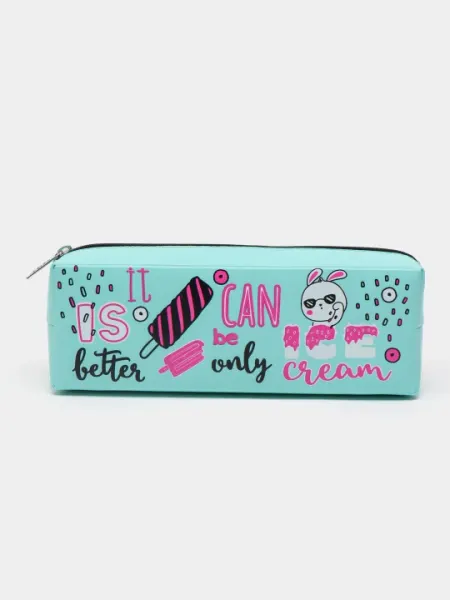 Пенал Hatber на молнии, мягкий -Ice cream NPn 55305, 210*80*48 мм q0000017024