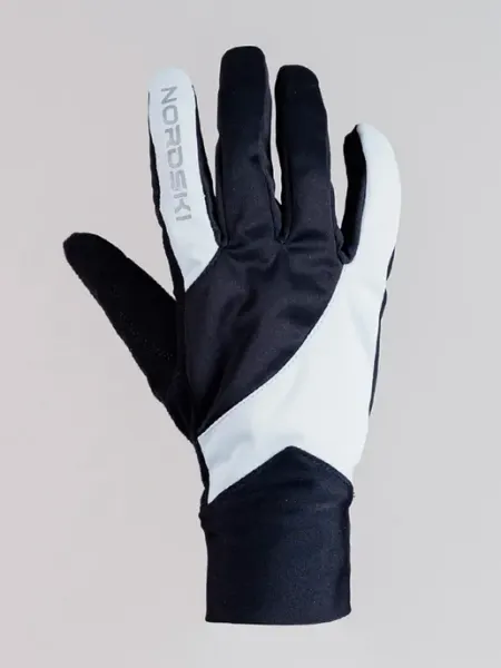 NORDSKI Перчатки спортивные лыжные Pro Black-Illusion Blue