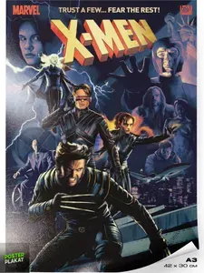 Постер Люди Икс (X-Men), по мотивам фильма, для интерьера, А3 (420х297 мм), Постер Плакат