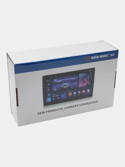 Авто монитор Red-mini A8, 4/64 ГБ, 10" дюймов, Android, с рамкой, магнитола для машины