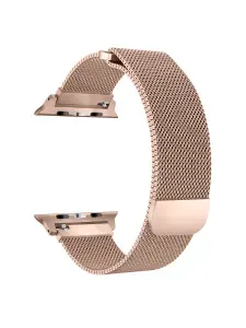 Ремешок для Apple Watch 44/45/46/49 mm Caweon из нержавеющей стали DSG-83-42-RGLD Rose gold