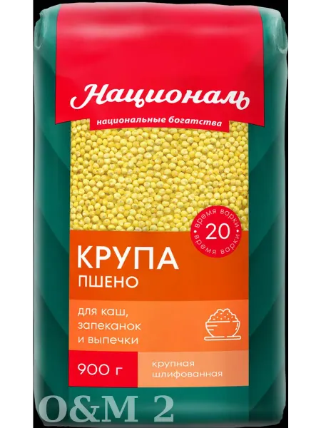Пшено НАЦИОНАЛЬ высший сорт 4шт D