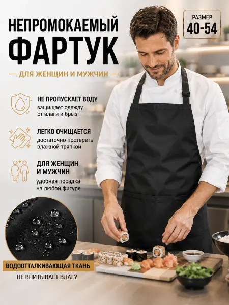 +Всем костюм! Фартук непромокаемый рабочий для кухни