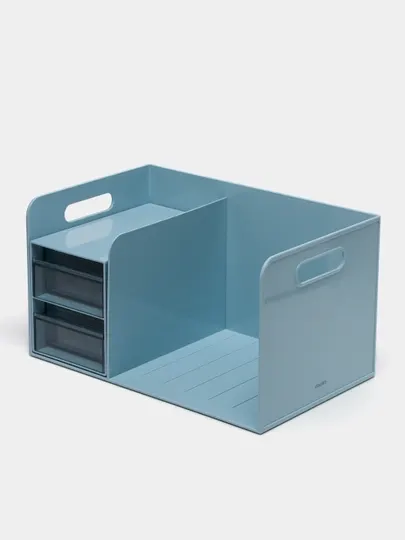 Органайзер +подставка для книг Deli PK110-BLUE