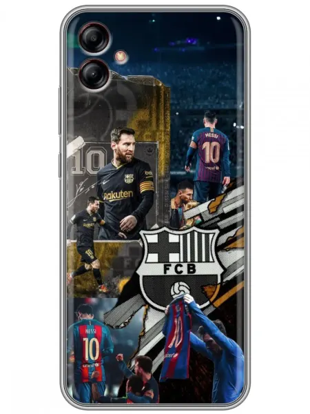 360skin Чехол на Samsung Galaxy A04e Messi Barcelona Месси