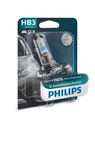 Лампа автомобильная HB3 12V- 65W X-treme Vision Pro 150 - (+150% света), 9005XVPB1 (блистер 1шт)