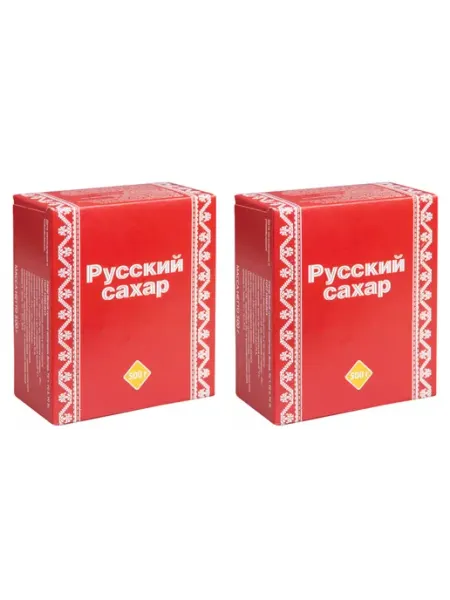 Русский сахар Сахар кусковой ГОСТ 0,5кг 2шт