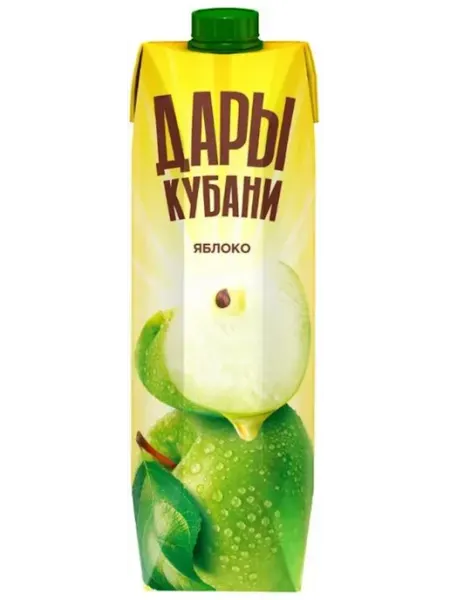 ДАРЫ КУБАНИ Нектар яблочный 0,95 л х 6 шт