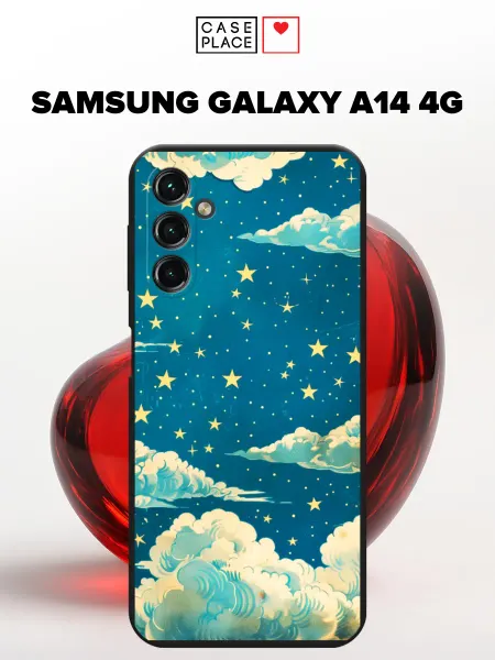 Samsung Матовый чехол на A14 4G эстетичный