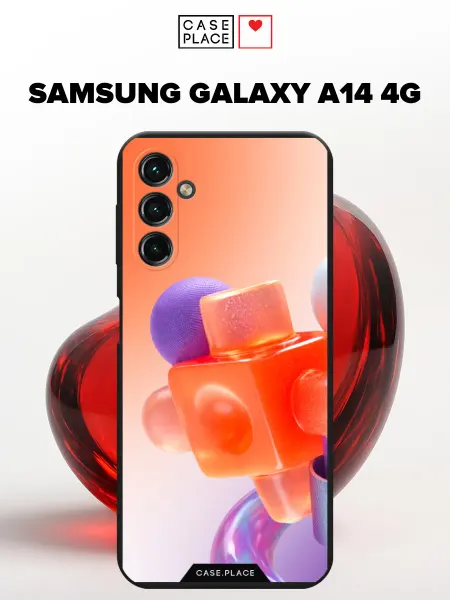 Samsung Матовый чехол на A14 4G яркий