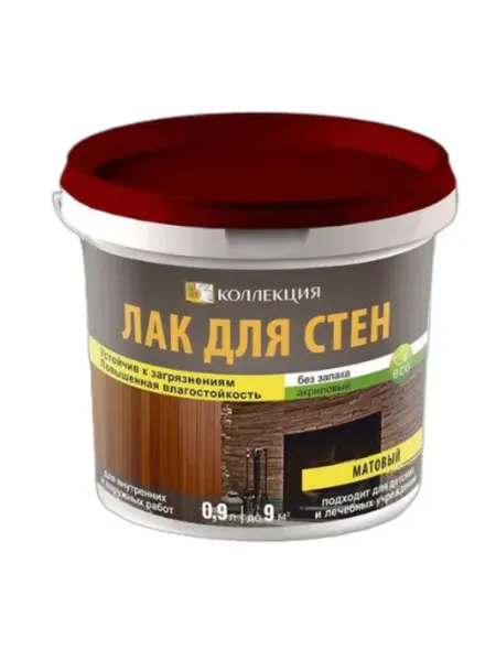 Коллекция Декор Лак для стен матовый 0,9 кг