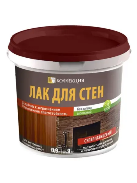 Коллекция Декор Лак для стен суперглянц 0,9 кг