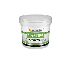 Клей ПВА универсальный Строитель Лакра, 0,9кг