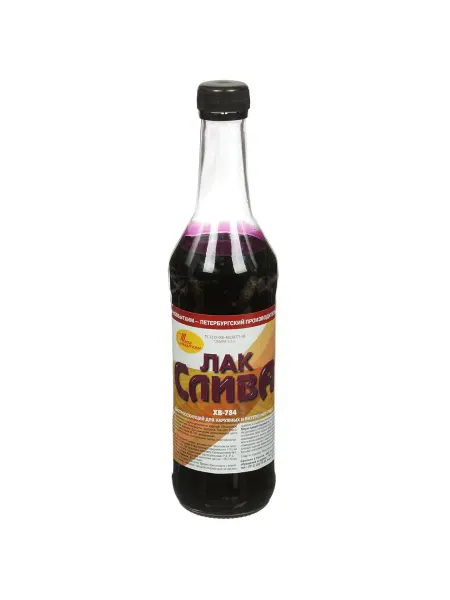 Новбытхим Лак ХВ-784 полуглянцевый слива 0.5л