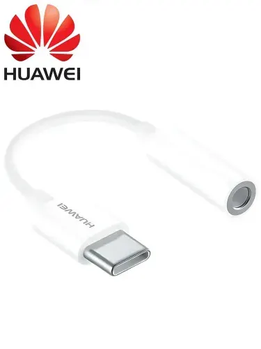 Переходник/адаптер HUAWEI USB-C to 3.5 mm, 0.1м, LOH-001, белый
