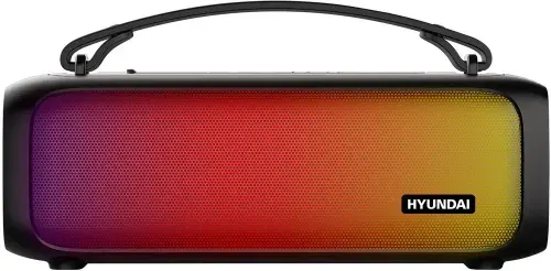 Колонка блютуз беспроводная портативная Hyundai H-PS1020 черный 16W 2.0 BT 10м 1500mAh (H-PS1020)