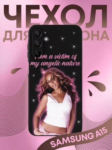 TiA MaX Чехол на Samsung A15 с принтом Бейонсе
