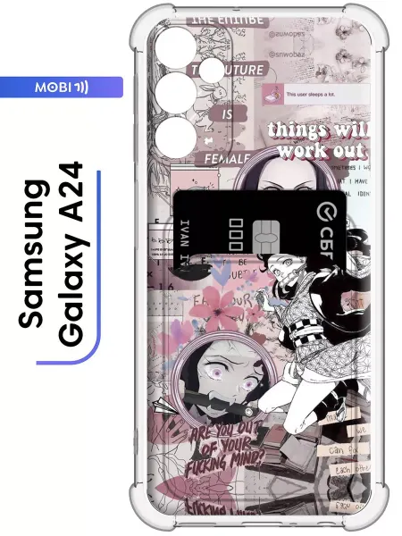 Mobi711 Чехол с картхолдером для Samsung Galaxy A24