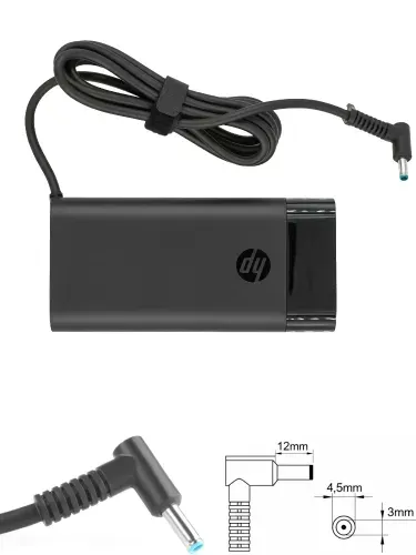 Зарядное устройство для ноутбука HP, Omen 17-an101ur, 19.5V - 6.9A, (Штекер: 4.5x3.0мм с иглой) 135 Вт Slim