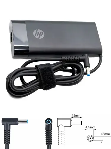 Зарядное устройство для ноутбука HP, Pavilion Gaming 17-cd0009ur, 19.5V - 6.9A, (Штекер: 4.5x3.0мм с иглой) 135 Вт Slim