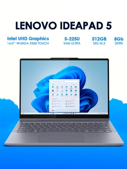 Ноутбук LENOVO IDEAPAD 5 2-IN-1 14IAL10 ULTRA 5-225U 8GB 512GB 14.0" WUXGA TOUCH X360 W11