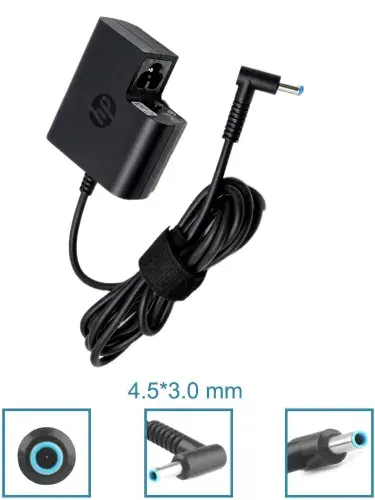 Зарядное устройство для ноутбука HP, ENVY x360 15-bq103ur, 19.5V - 3.33A, (Штекер: 4.5x3.0мм с иглой) 65 Вт Квадратный