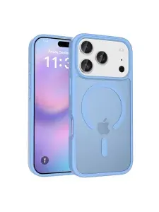Чехол для мобильного телефона Apple 17PRO, полупроницаемый матовый чехол для мобильного телефона, приятный на ощупь, магнитный защитный чехол 2.0