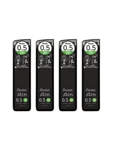 Pentel Грифель для карандаша 0.5 мм, твердость: 2H (2 Твердый), 4 шт.