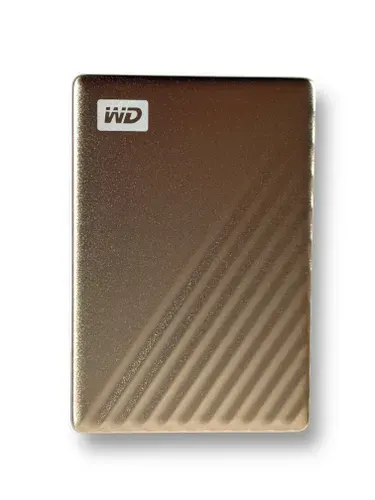 Western Digital 500 ГБ Внешний жесткий диск WD My Passport Потративный накопитель HDD 2,5" USB 3.0 (72062), Металл, Пластик, золотой