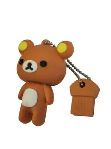 Подарочная флешка МЕДВЕЖОНОК КОРИЧНЕВЫЙ USB-флеш-накопитель 256GB USB 3.0