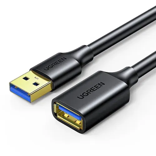 Кабель UGREEN US129 (30127) USB 3.0 Extension Male Cable. Длина: 3м. Цвет: черный