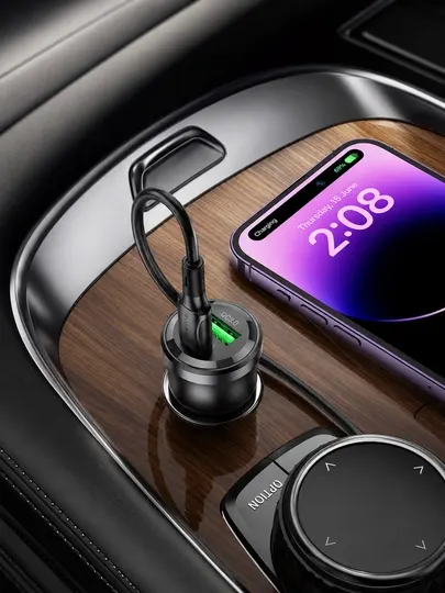 Автомобильное зарядное устройство Borofone BZ25, 38W, USB-A + USB-C, PD и QC 3.0