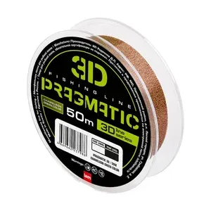 Леска для рыбалки Хамелеон зеленая PRAGMATIC 3D 50M CHAMELEON GREEN 0.3 мм