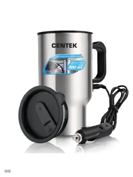 Centek Автомобильная термокружка CT-0090 0.5 л 35 ВТ