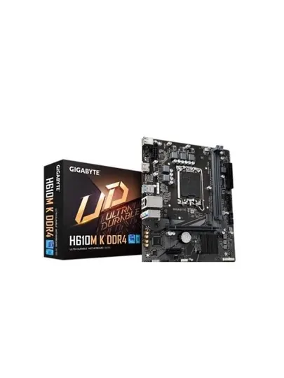 Gigabyte H610MK DDR4 Материнская Плата ( LGA1700, Intel H610, mATX, PCIe 4.0)