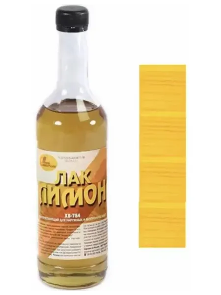 Новбытхим Лак 0.5 лимонный