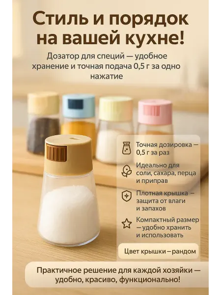 IWBMHL Контейнеры для специй с дозатором 0.5 г