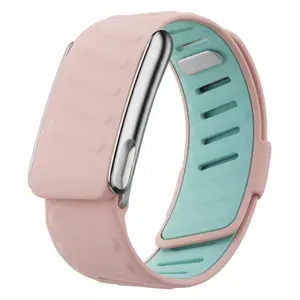 Сменный силиконовый ремешок MyPads для фитнес-браслетов Whoop 5.0 One, розовый MyPads