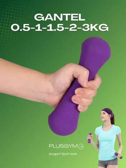 Виниловая гантель, для йоги, бега, похудения, 0,5-1-2-3 кг