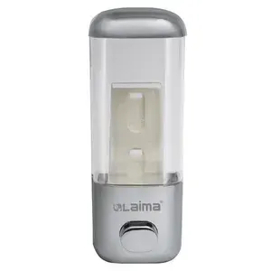 Дозатор для жидкого мыла LAIMA, НАЛИВНОЙ, 0,5 л, хром, ABS-пластик (601793-4027)