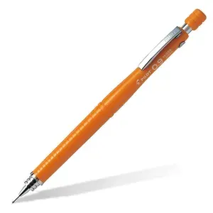Карандаш механический PILOT, H-329, 0.9 мм, профессиональный, с ластиком, оранжевый корпус