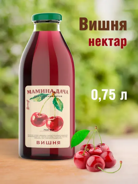 Barinoff Нектар Вишневый ТМ "Мамина дача" 0,75 л